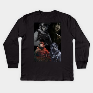 COD Ghost MWII Kids Long Sleeve T-Shirt